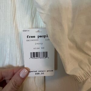 Free People Ivory Top